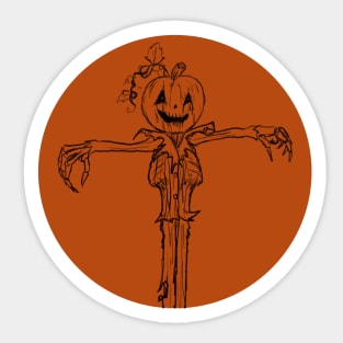 Pumpkin Dude Sticker